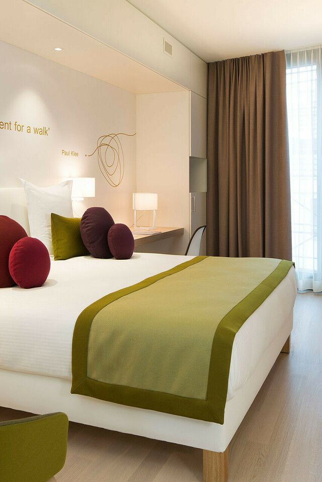 Innenansicht eine Executive Hotelzimmers im Hotel The Passage Basel.