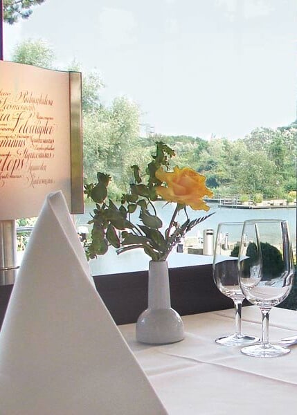 Das Restaurant Seegarten im Park im Grünen Münchenstein.