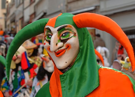Der Cortege der Basler Fasnacht.