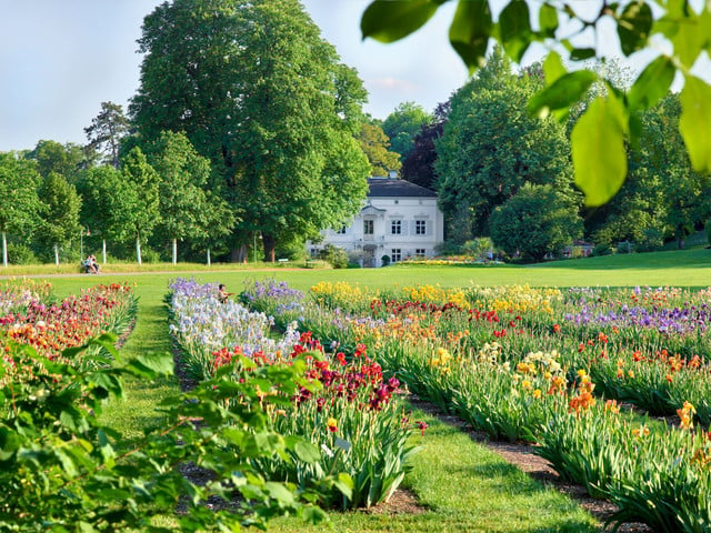 Die Villa Merian, die ehemalige Sommerresidenz des Ehepaars Merian, liegt eingebettet in die wunderschönen Merian Gärten und ist heute ein Restaurant. // Villa Merian, the former summer residence of Mr. and Mrs. Merian, nestles in the beautiful Merian Gardens and is now a restaurant.