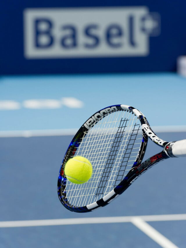 Die Swiss Indoors in Basel.