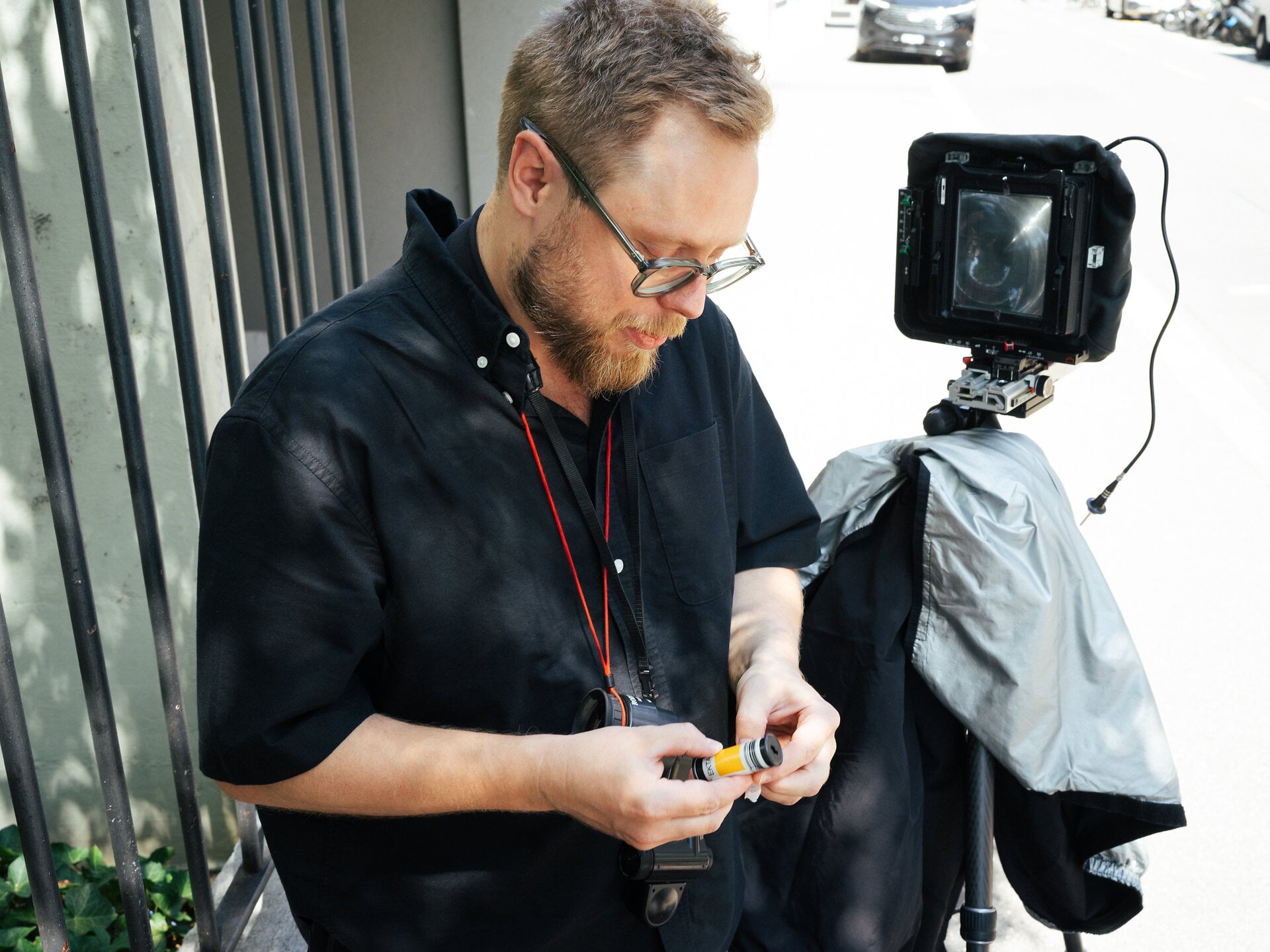 Film statt Display: Fotografieren mit Geduld. © Basel Tourismus, Oz Jacob Tabib