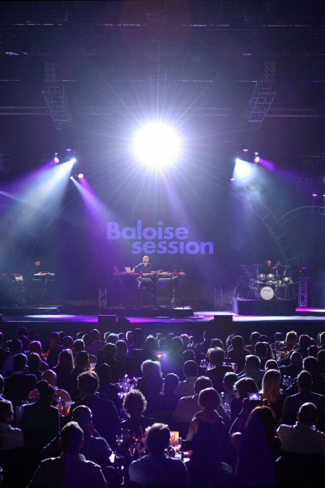 Schiller - Sound Inventors am Indoor Musik-Festival Baloise Session 2014. Photo Dominik Plüss / 31. October 2014.