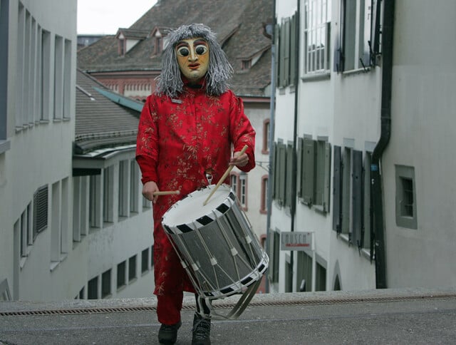 Der Cortege der Basler Fasnacht.