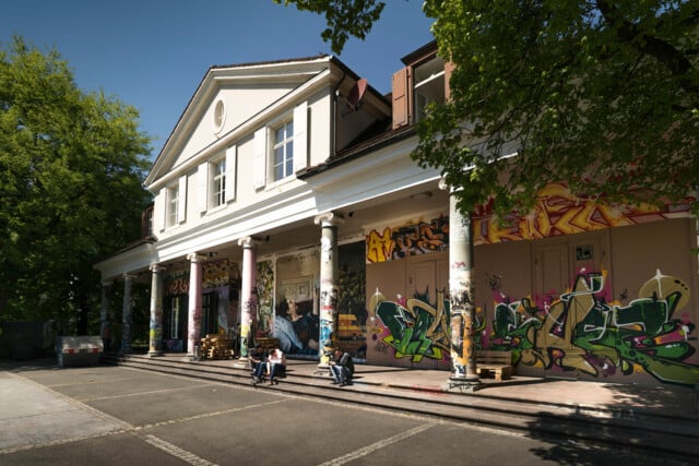 Urban Art Spot Sommercasion mit Graffiti.